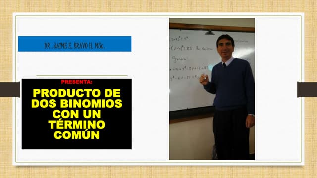 Producto de dos binomios con untérm...