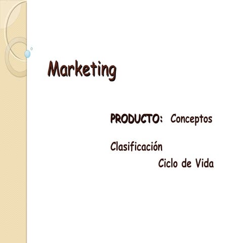 Producto marketing