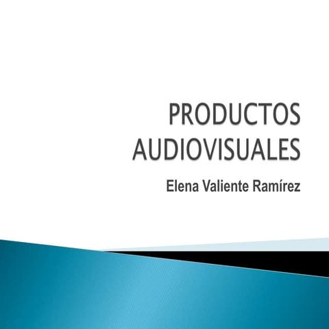 Productos audiovisuales