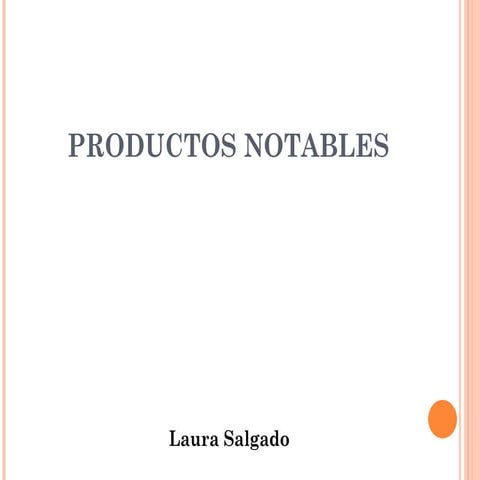 Productos notables