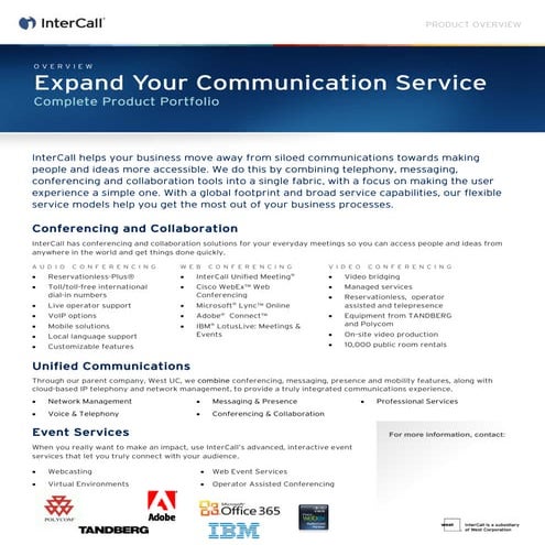 Product Overview Brochure[Wais]