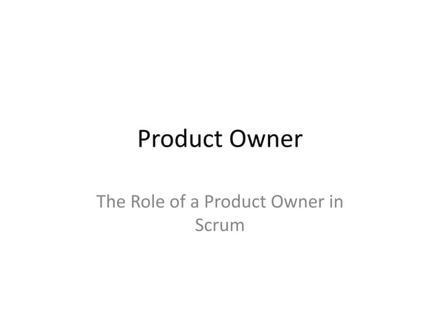 Product owner