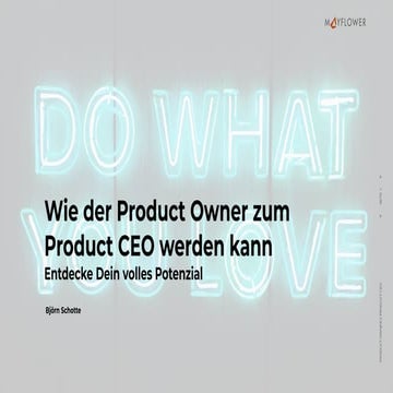 Product Owner 2 Product CEO