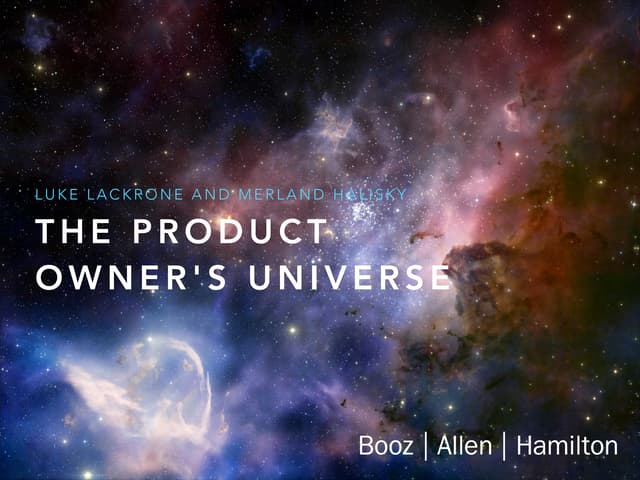 The Product Owner’s Universe: Agile Coaching