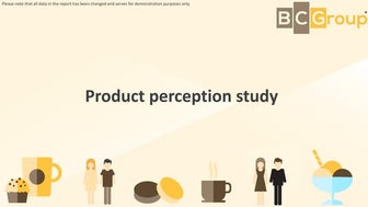 Product perception marketing research, study
