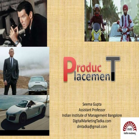 Product Placement An Introduction