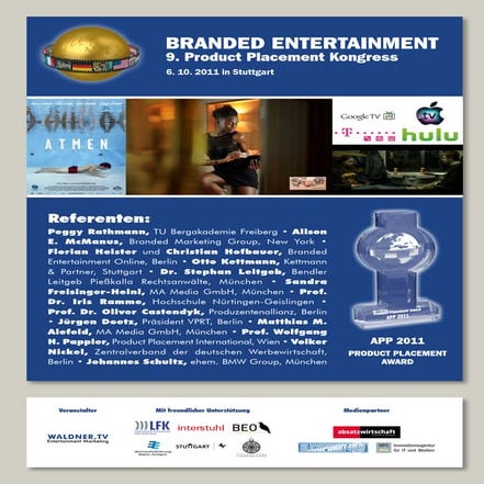 Product Placement Kongress 2011