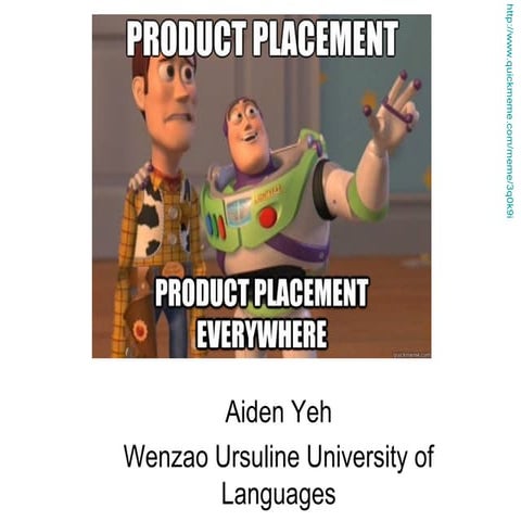 Product placements in Movies