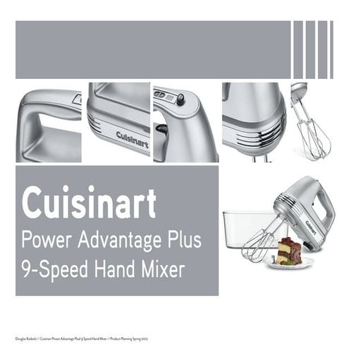 Product Planning Cuisinart Hand Mixer