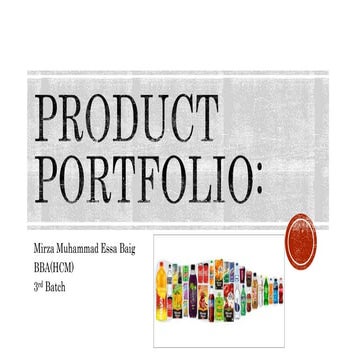 Product Portfolio, Product line, Line filling,  Line Stretching