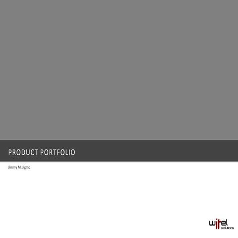 Product Portfolio