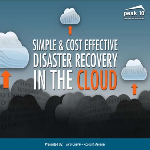 The Cloud as a means of Recovery