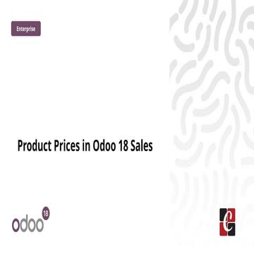 Product Prices in Odoo 18 Sales - Odoo 18