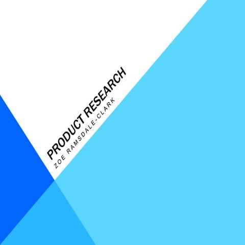 Product research draft 2