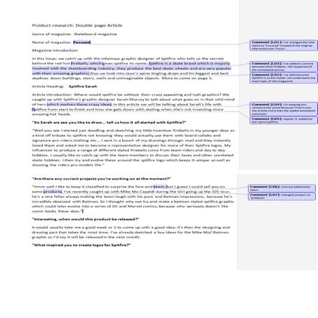 Product research article updated 2