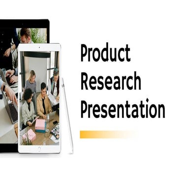 Product research presentation