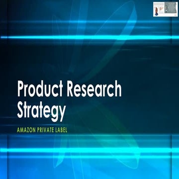 Product Research Presentation Pdf