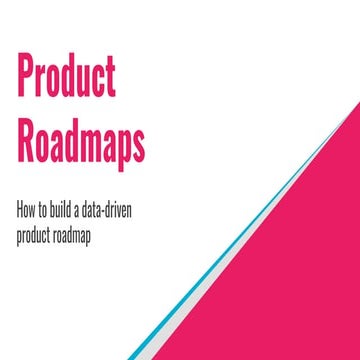 Creating Product roadmap | PPT
