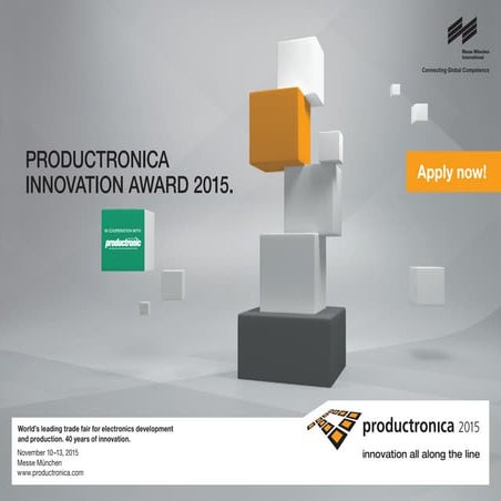 productronica innovation award 2015 - English