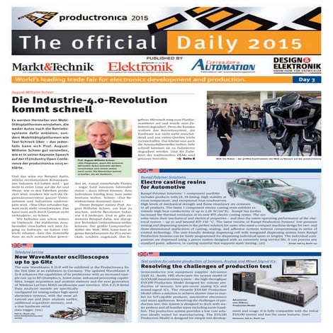 productronica Daily Day 3 / Tag 3