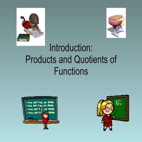 Products And Quotients