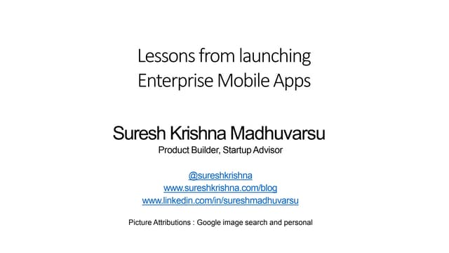 How to Launch Enterprise Mobile Applications