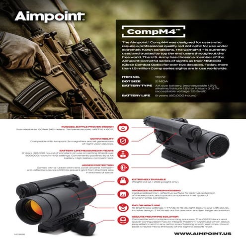 Aimpoint Chart Pdf , Battery Guide – VLBLM
