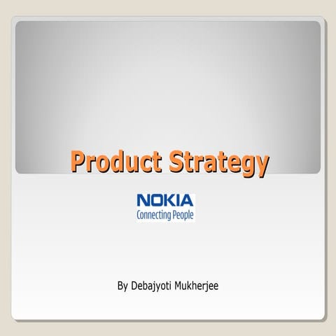 Nokia product line management analysis - presentation | PPT