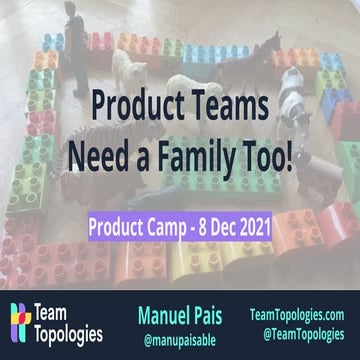 Product Teams Need a Family Too! @ Product Camp Brazil, Dec 2021