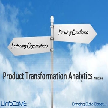 Product transformation 2.0 analytics 