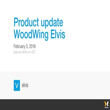Product Update Elvis - Salesforce integration, Multi-tiered storage, File nam...