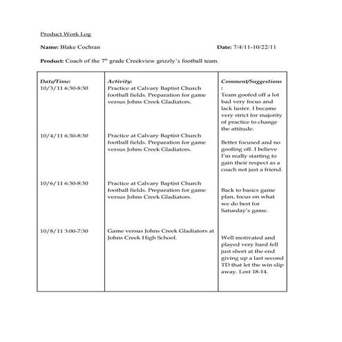 Worklog pp | PPTX