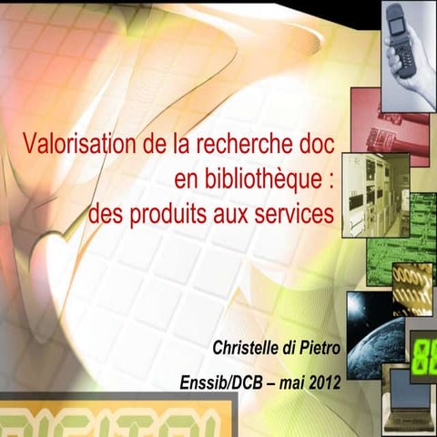 Produits doc et services mai 2012