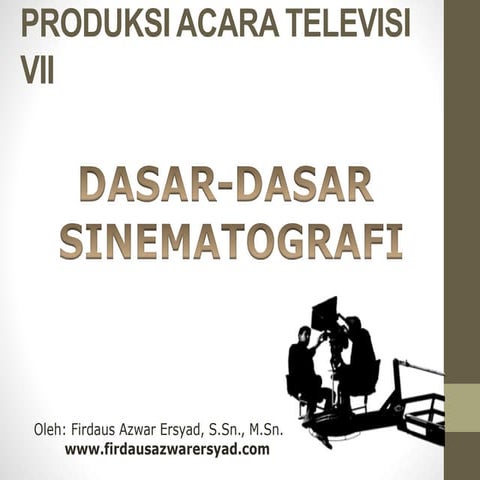 Produksi acara televisi part 7