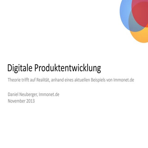 Digitale Produktentwicklung - Theorie trifft auf Realität, anhand eines aktue...