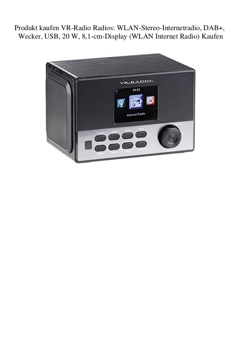 Produkt kaufen VRRadio Radios DAB+ Wecke…