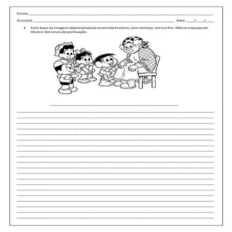 Produção de texto avó