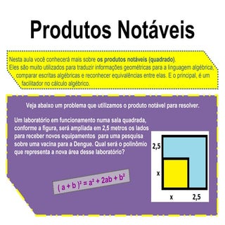 Produtos notáveis