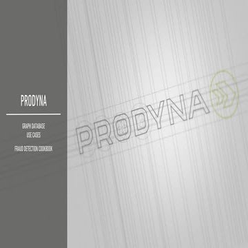 Fraud Detection Cookbook, PRODYNA