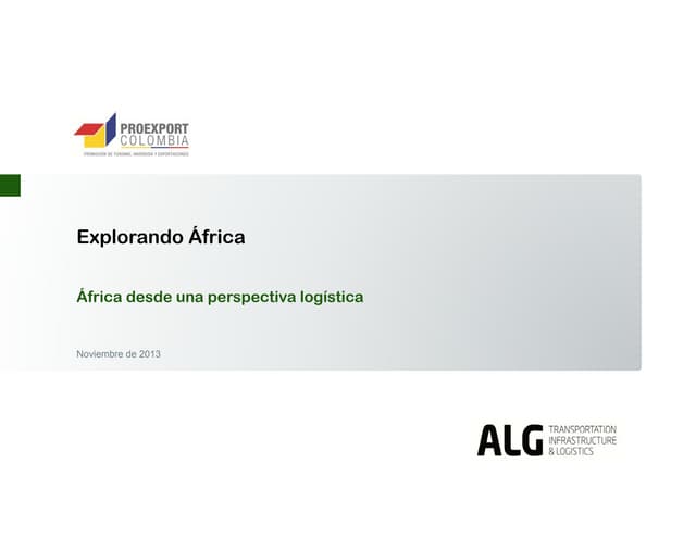 Proexport   africa logística