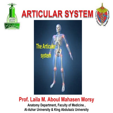 Prof.laila kau articular system 2018