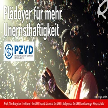 Ein Plädoyer für mehr Unernsthaftigkeit