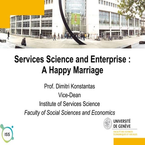 Services and enterprises: a happy marriage