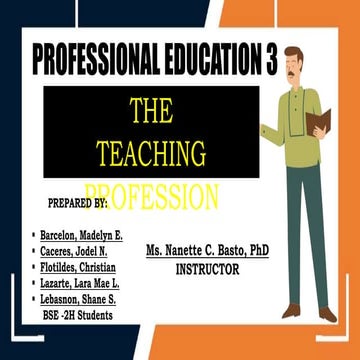 PROF-ED-3-THE-TEACHING-PROFESSION-report.pptx