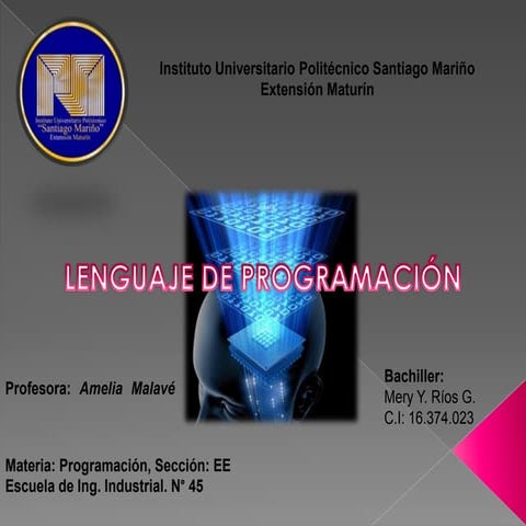 Introduccion a la programacion | PPTX