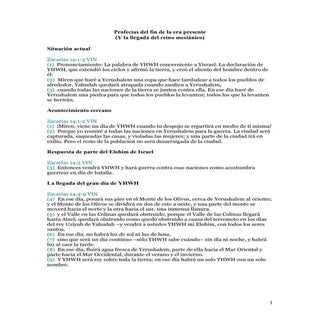 Profecias Del Fin De La Era Presente