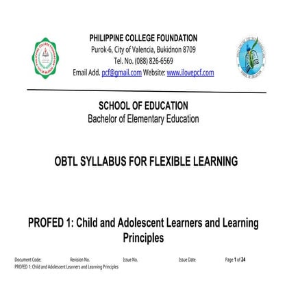 PCED101 The Child and Adolescent Learner and Learning Principles.pdf