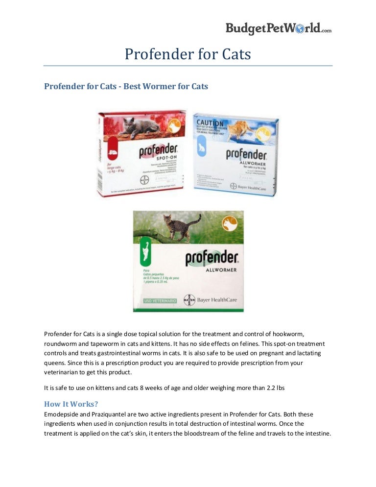 profender without prescription