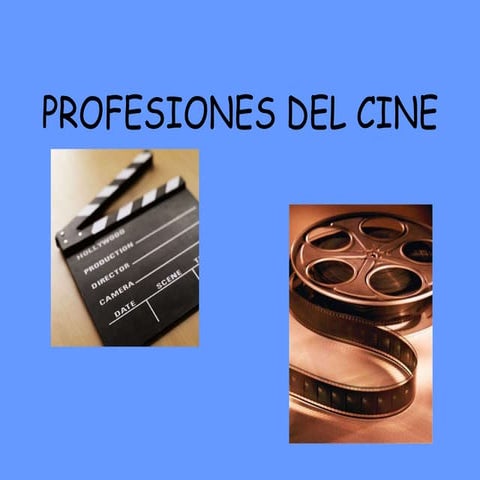 Profesiones Del Cine