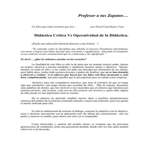 Profesor a tus zapatos begabt pdf